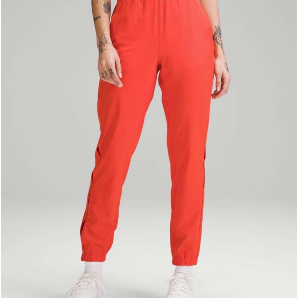 Lululemon Adapted State Airflow High Rise Jogger Solar Orange Size 6